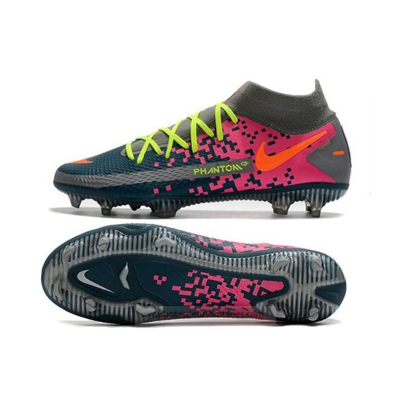 Nike Phantom Generative Texture Elite DF FG Azul Gris Rosado